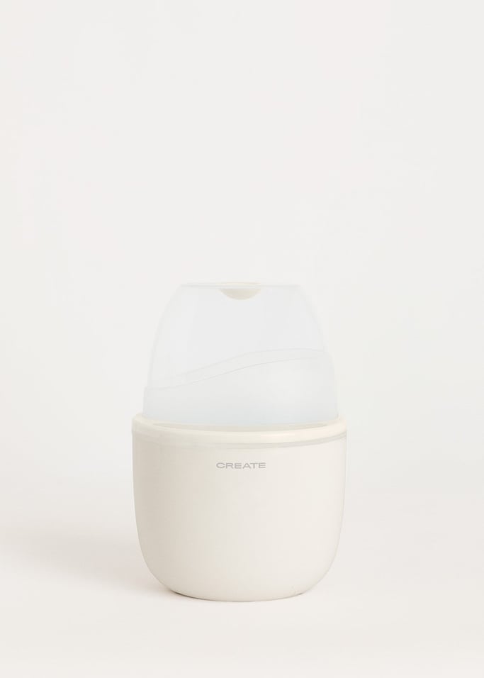 Baby Bottle Warmer - Chauffe-Biberon + Stérilisateur + Cuisson À La Vapeur - 2 Biberons - Blanc Cassé