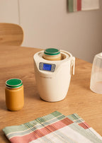 Baby Bottle Warmer - Baby Bottle Warmer - Chauffe-Biberon + Stérilisateur + Cuisson À La Vapeur - 1 Biberon - Blanc Cassé