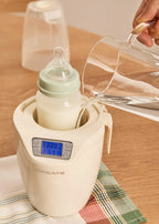 Baby Bottle Warmer - Baby Bottle Warmer - Chauffe-Biberon + Stérilisateur + Cuisson À La Vapeur - 1 Biberon - Blanc Cassé