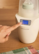 Baby Bottle Warmer - Baby Bottle Warmer - Bottle Warmer + Sterilizer + Steam Cooking - 1 Bottle - Off-White