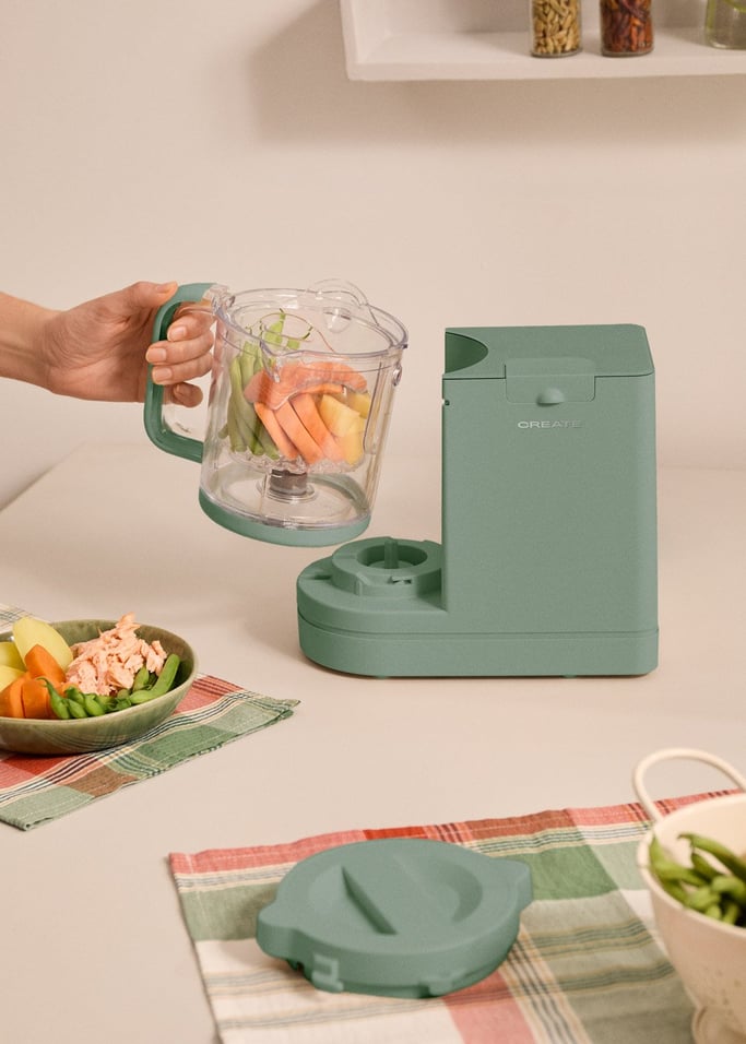 Baby Chefbot - Robot Culinaire Multifonction Avec Stérilisateur Pour Bébés - Sauge