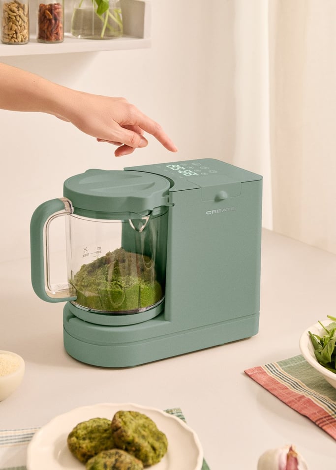 Baby Chefbot - Robot Culinaire Multifonction Avec Stérilisateur Pour Bébés - Sauge