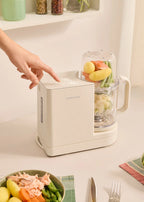 Baby Chefbot - Robot de cocina multifunción con esterilizador para bebés - Blanco roto