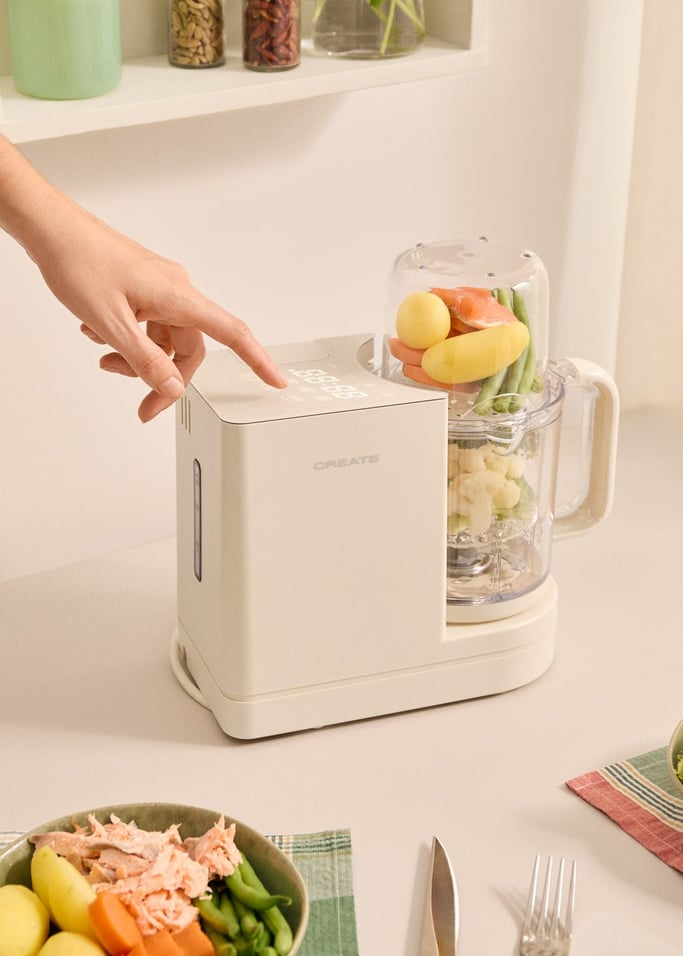 Baby Chefbot - Robot Culinaire Multifonction Avec Stérilisateur Pour Bébés - Sauge