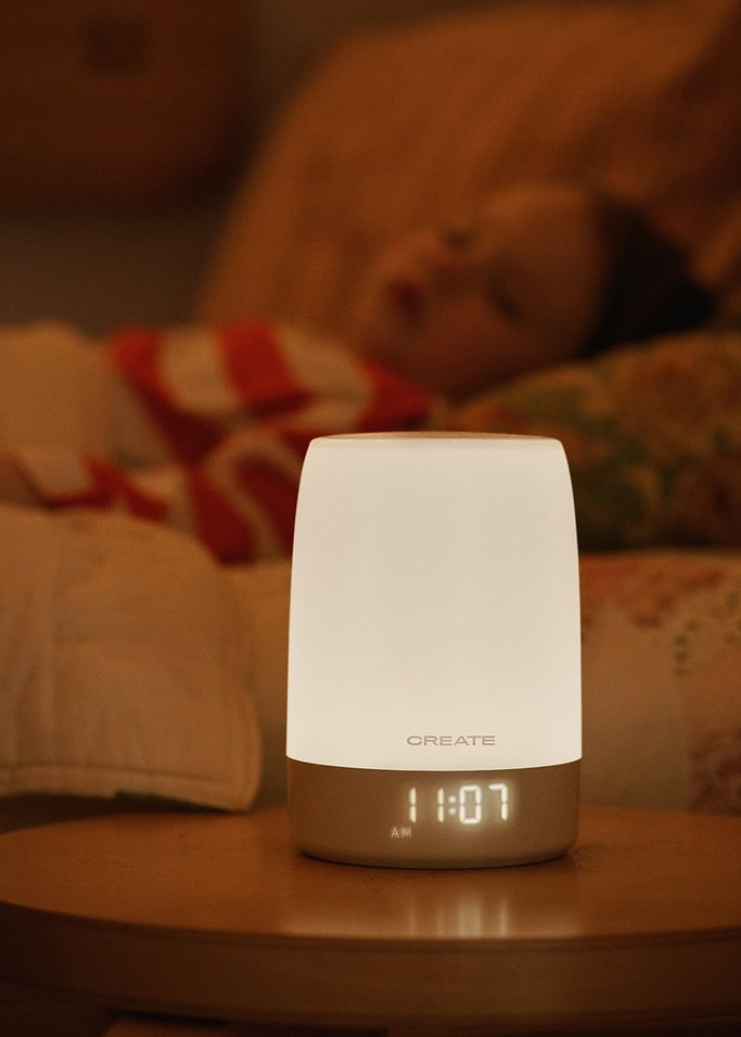 Baby Dream Connect - Lampe De Sommeil + Bruit Blanc Pour Bébé Avec Wi-Fi - Blanc Cassé