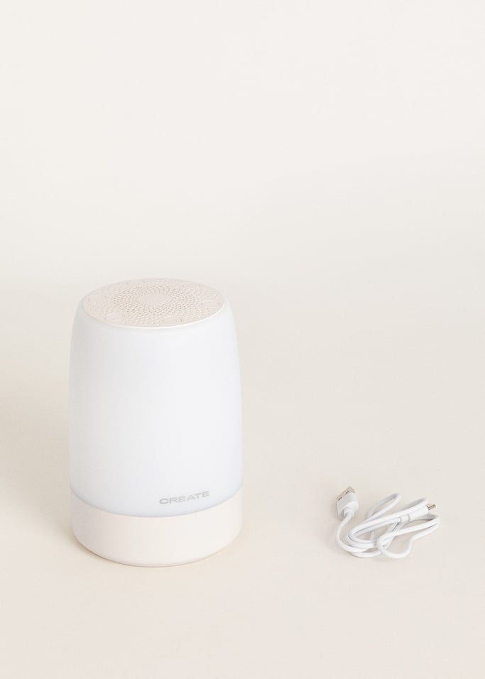 Baby Dream Connect - Lampe De Sommeil + Bruit Blanc Pour Bébé Avec Wi-Fi - Blanc Cassé