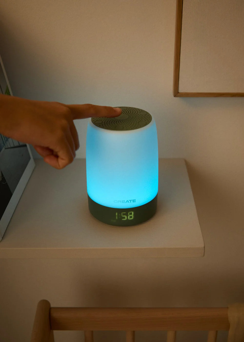 Baby Dream Connect - Lampe De Sommeil Et De Bruit Blanc Pour Bébé Avec Wi-Fi - Sauge