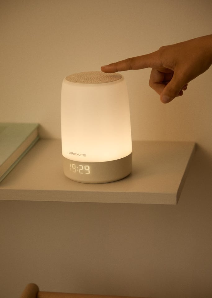 Baby Dream Connect - Lampe De Sommeil + Bruit Blanc Pour Bébé Avec Wi-Fi - Blanc Cassé