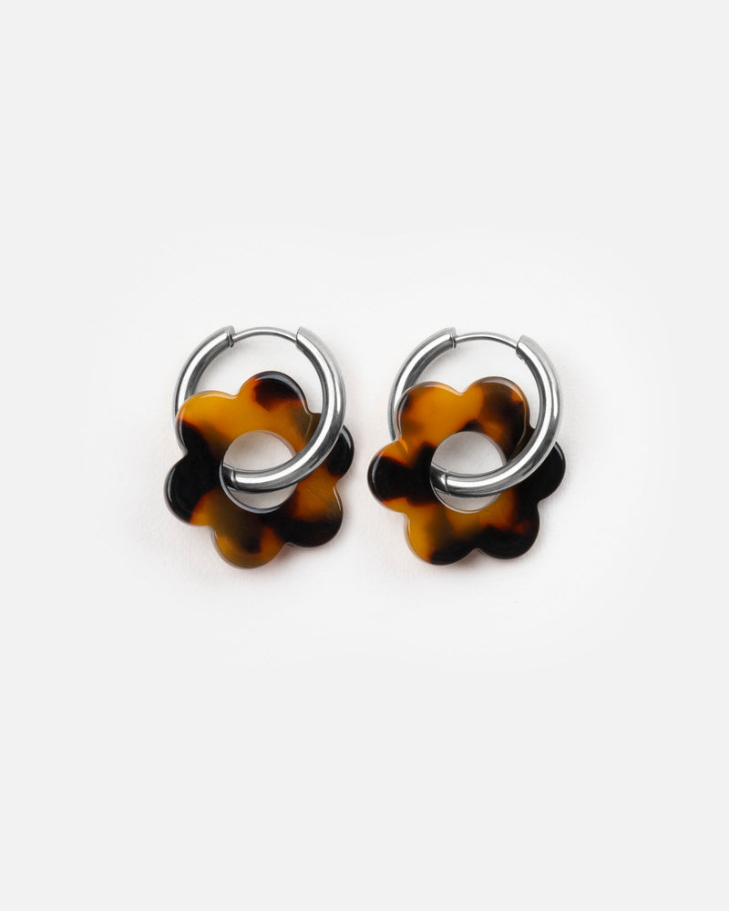 Baby Fleurette Earrings - Tortoiseshell