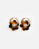 Baby Fleurette Earrings - Tortoiseshell