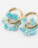 Baby Fleurette Earrings - Turquoise