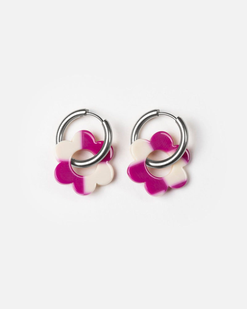 Baby Fleurette Earrings - Checks