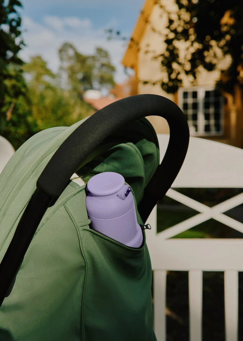 Calentador de leche portátil para bebés - Calentador de leche + agua para biberones - Lavanda