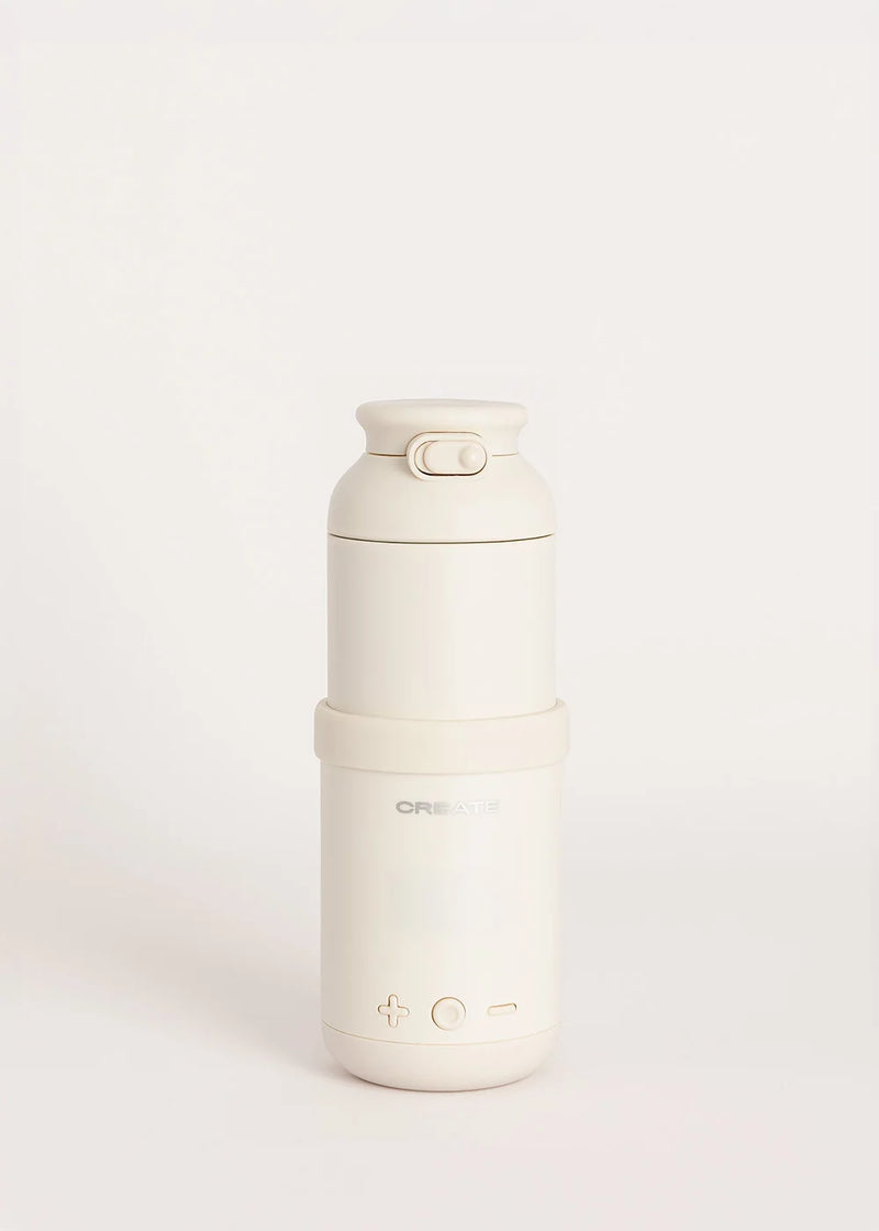 Baby Portable Milk Warmer - Milk + Water Warmer for Baby Bottles - Off White