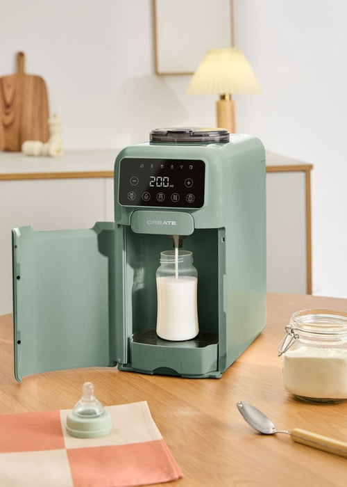 Baby Thera Matic - Preparador automático de biberones con dispensador de fórmula - Salvia