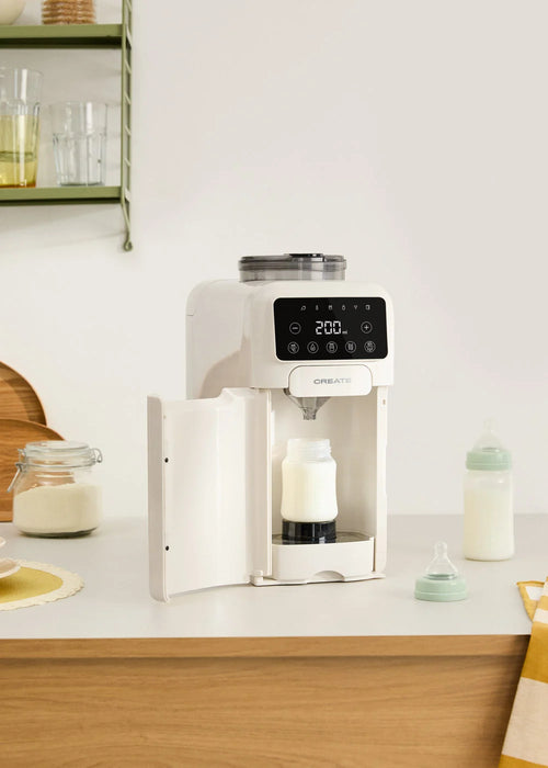 Baby Thera Matic - Preparador automático de biberones con dispensador de fórmula - Blanco roto