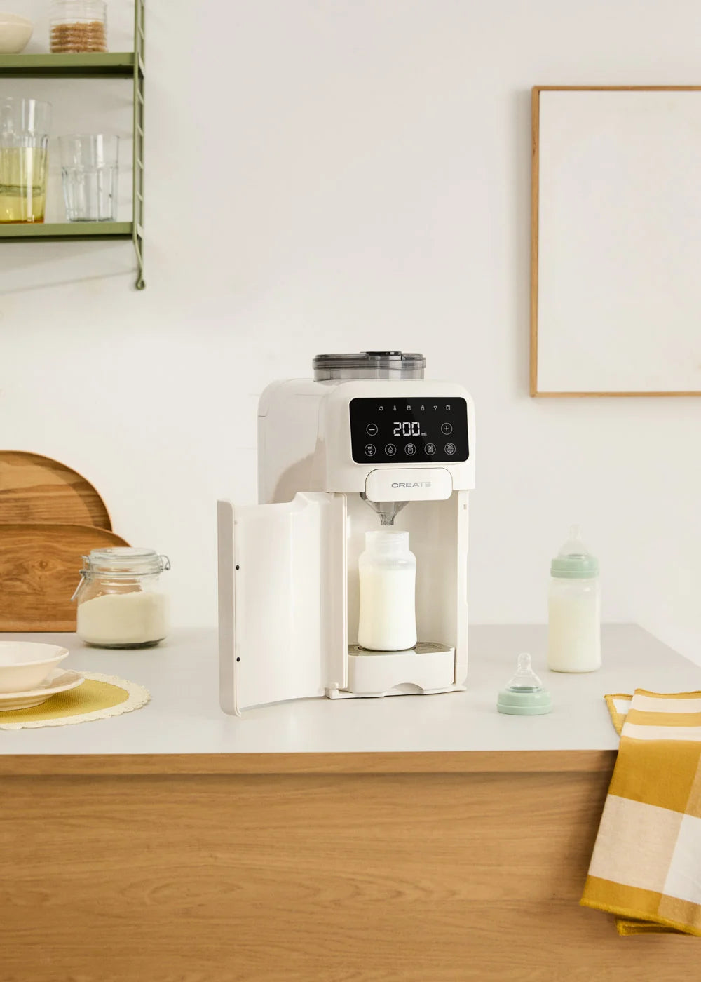 Baby Thera Matic - Préparateur Automatique De Biberons Avec Doseur De Formule - Blanc Cassé