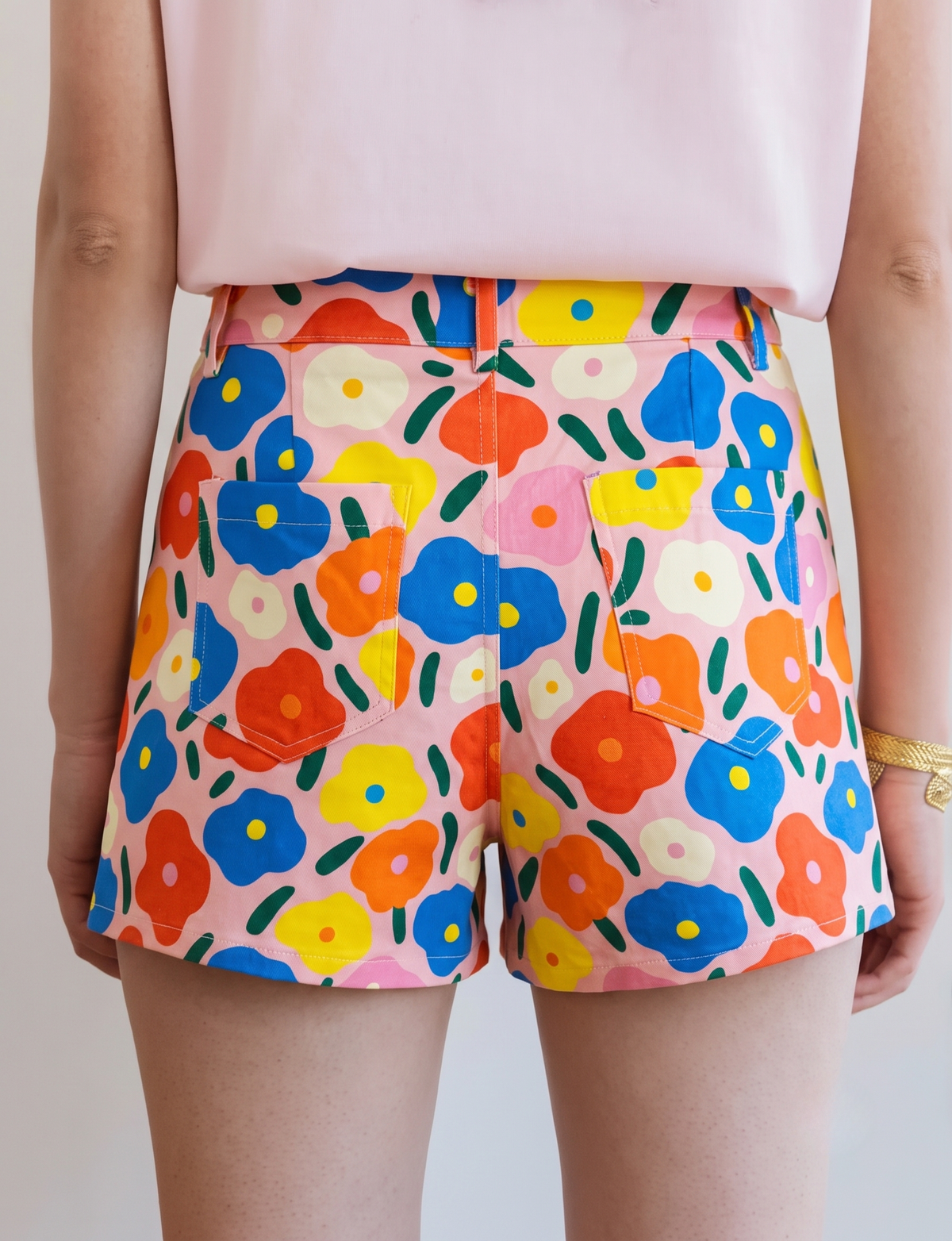 Short Fleurs Multi Kevy