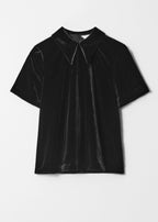 Top Pa Etienne En Velours Noir Pour Femme