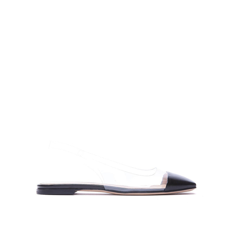 Chaussures Plates À Bride Gianvito Rossi Plexi - Femme - Black