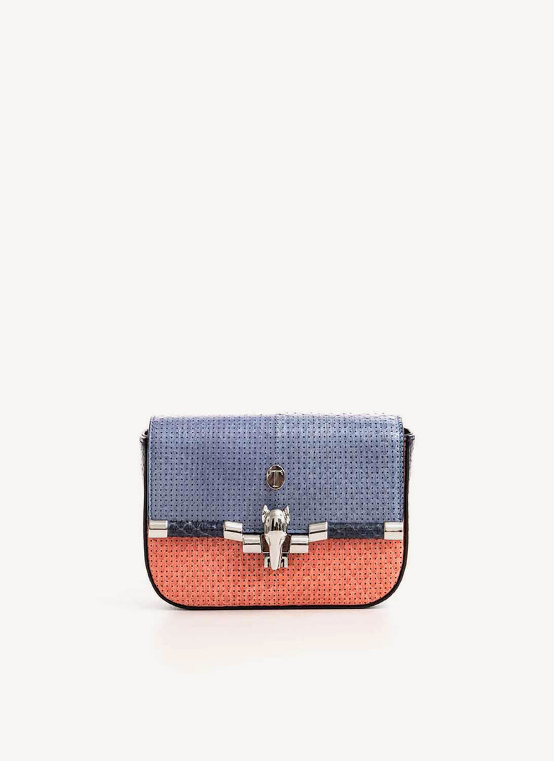 Trussardi - Petit Sac Bleu Et Rose - U617 Light Blue - Femme