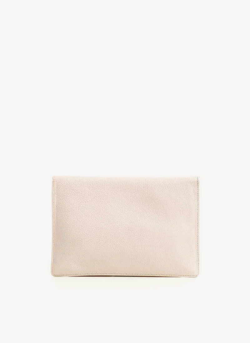 Trussardi - Pochette Enveloppe Beige - W200 Mastic - Femme