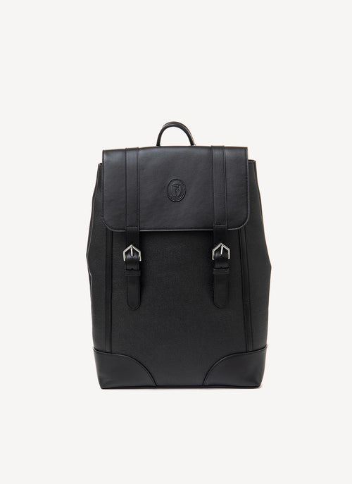 Trussardi - Sac À Dos Monogramme - Noir - Homme