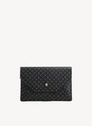 Trussardi - Pochette Noire Monogramme - K299 Black Black - Femme