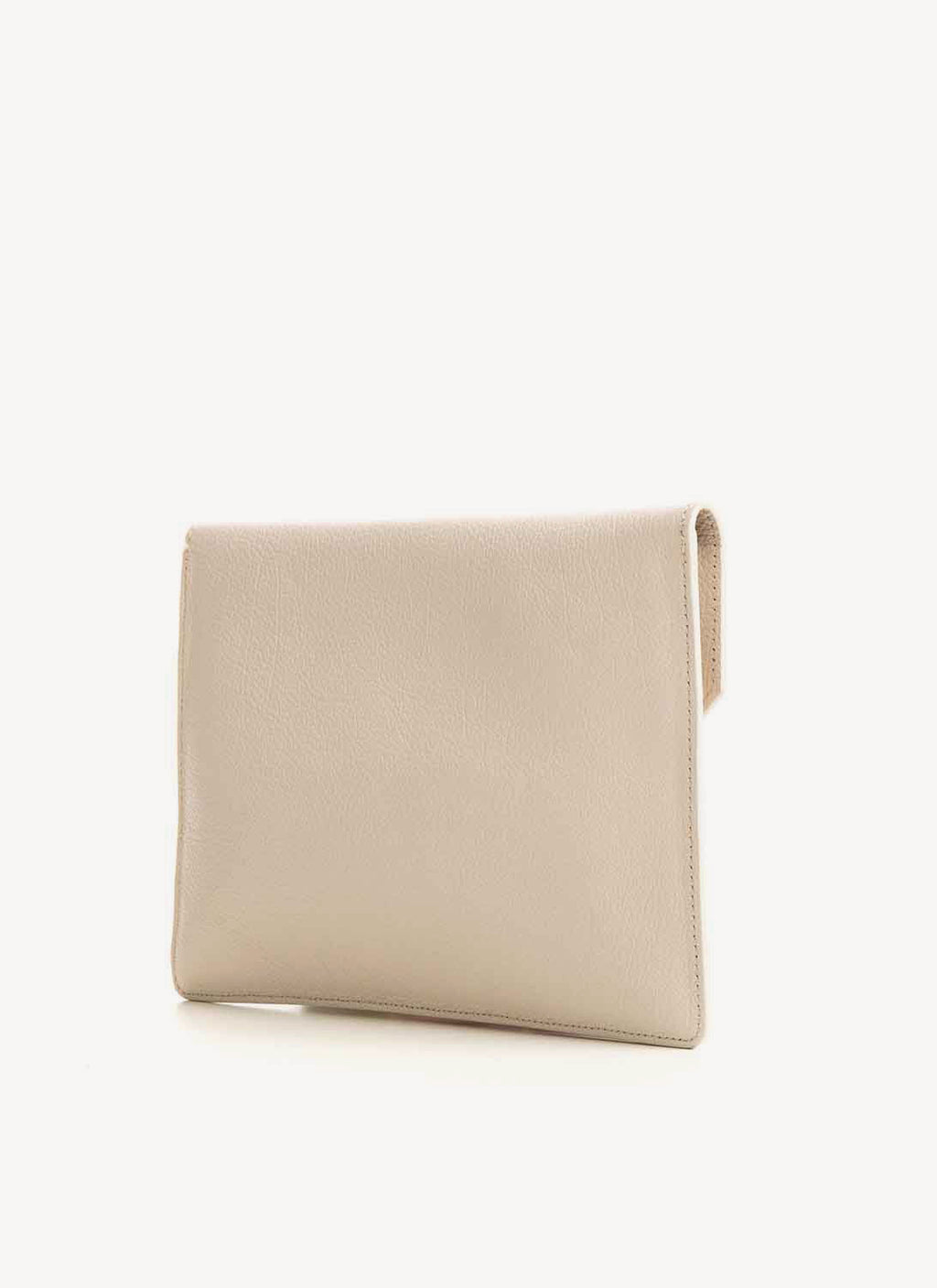 Trussardi - Beige Envelope Clutch - Beige - Women