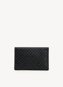 Trussardi - Black Monogram Clutch - Black - Women