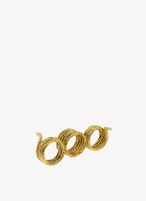 Aurelie Bidermann - Bague 3 Doigts Tao - Gold - Femme