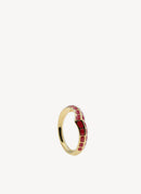 Aurelie Bidermann - V-shaped Apache Ring - Red,Gold - Woman