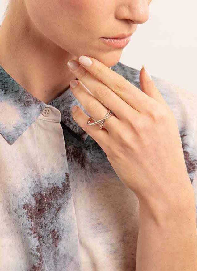 Sebastien Joffrey Monfort - Bague Signe - Silver - Femme