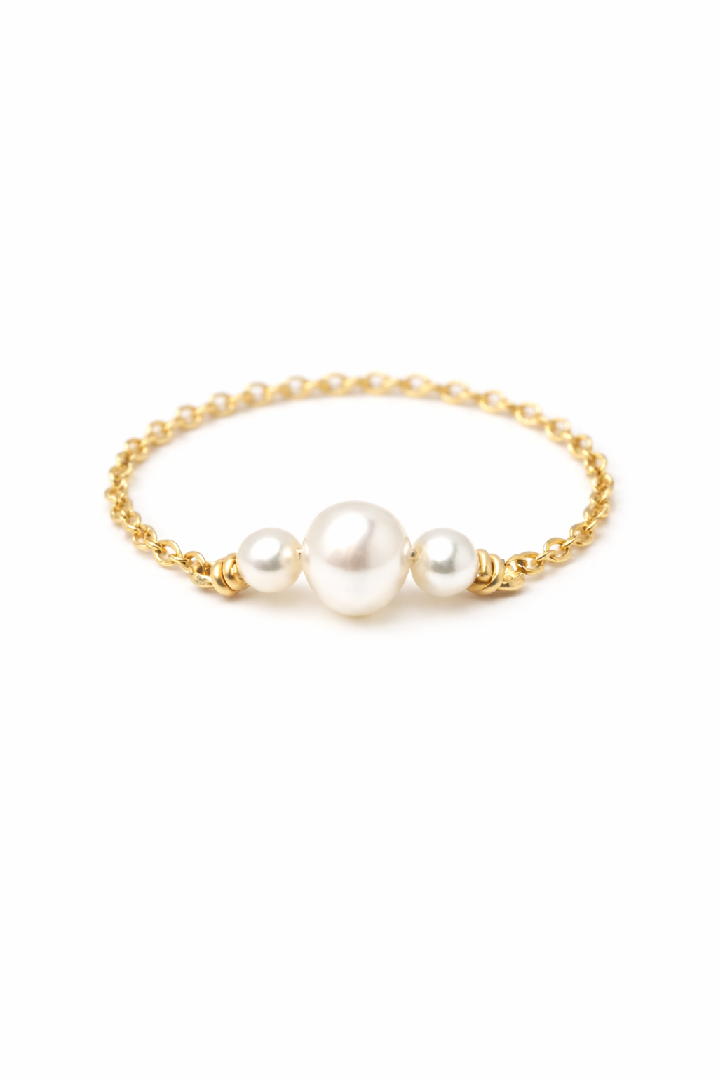 Chance Chain Ring - Cultured Pearls