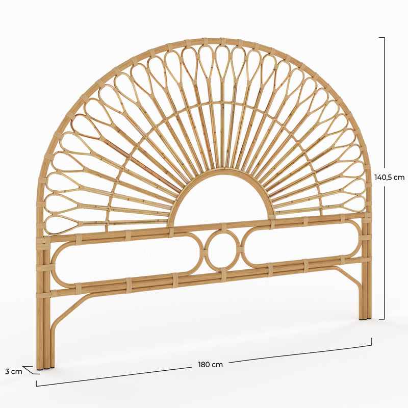 Tête de lit Bahia 180 cm en rotin