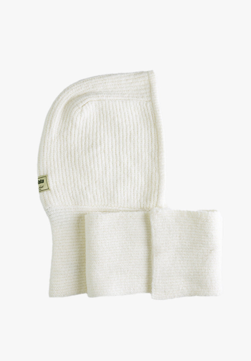 Cagoule Écharpe Blanche