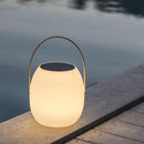 JIMMY Luz portátil solar LED blanca H34cm con puerto de carga USB - REDDECO.com
