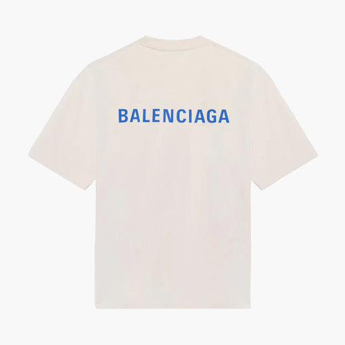 T-Shirt Logo - Balenciaga - Cream