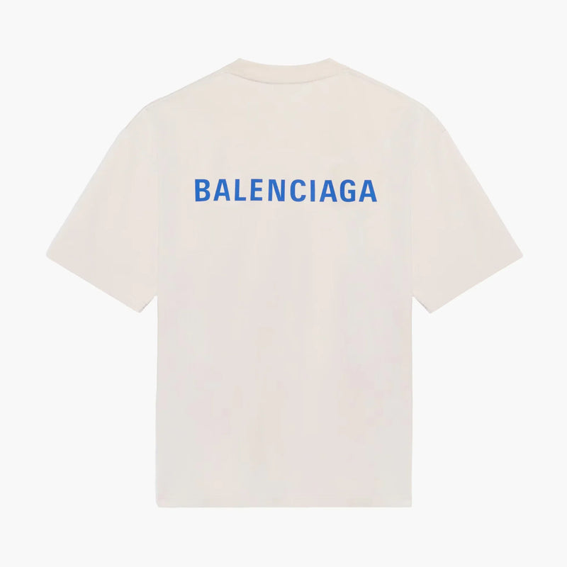 T-Shirt Logo - Balenciaga - Cream