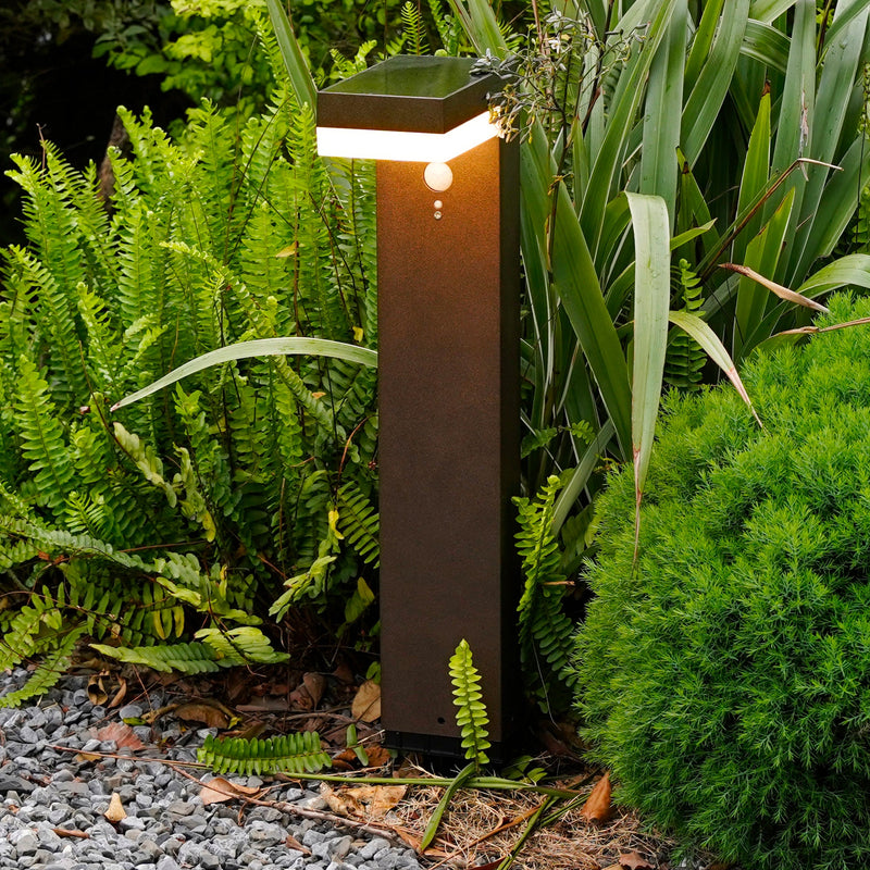 Bolardo y poste solar - Cenova Tall Corten