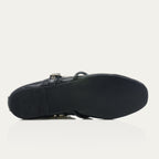Ballerines Adele Cuir Cognac Or