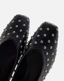 BALLERINES KAMIL/CLOUS NOIR - minelli.fr