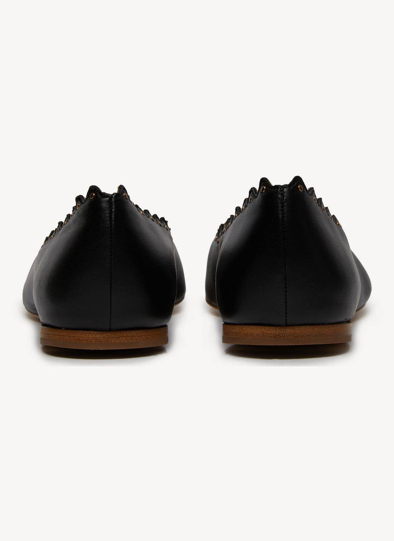 Chloe - Ballerines Lauren - Black - Femme