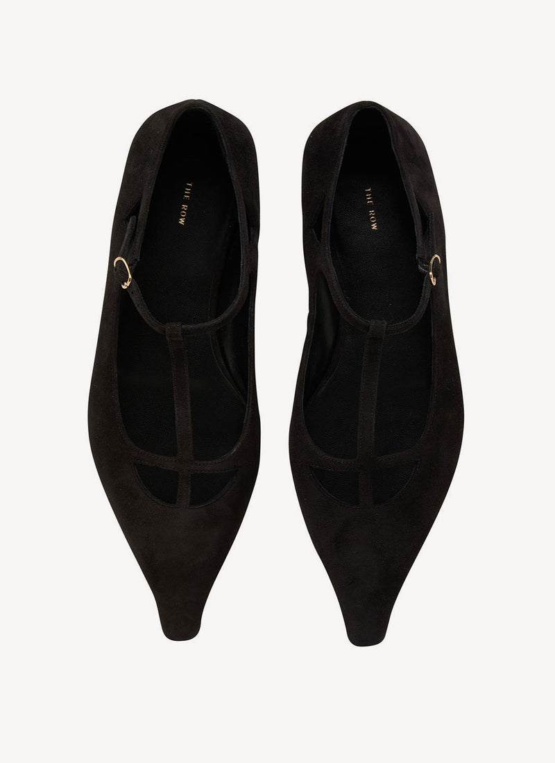 The Row - Ballerines Plates Cyd - Black - Femme