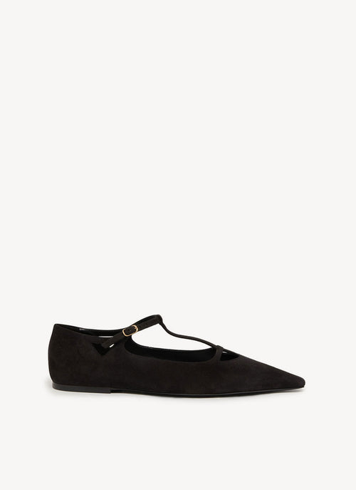 The Row - Ballerines Plates Cyd - Black - Femme