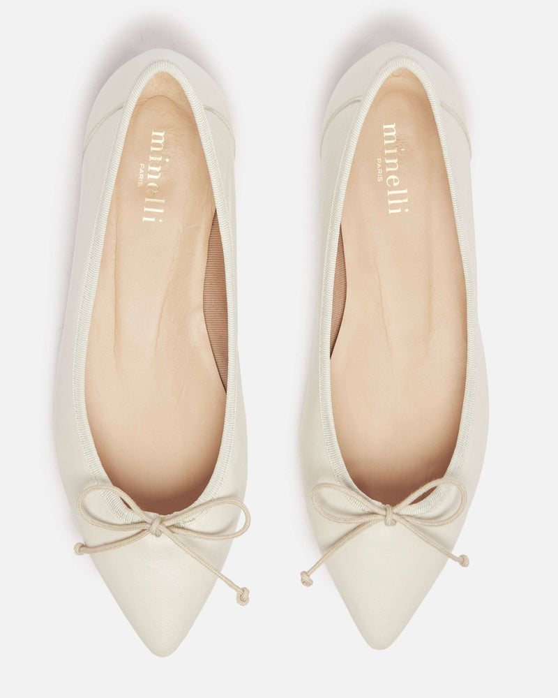 BALLERINES SOLENE ECRU - minelli.fr