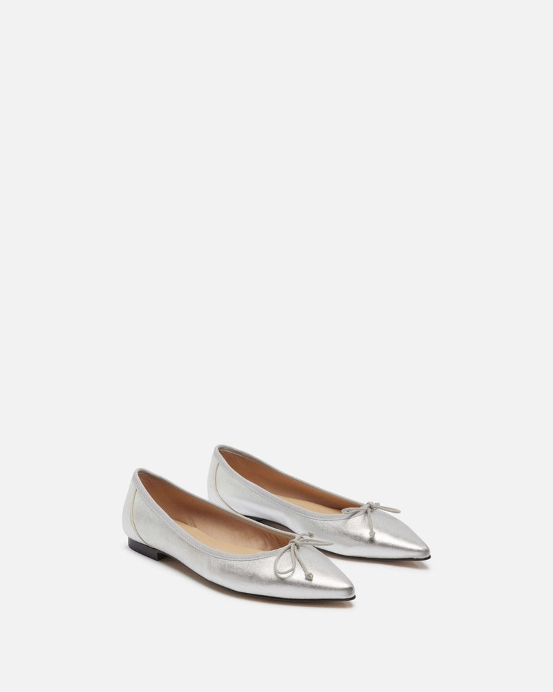 BALLERINES SOLENE/MET ARGENT - minelli.fr