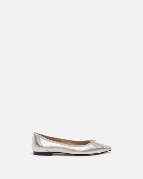 BALLERINES SOLENE/MET ARGENT - minelli.fr