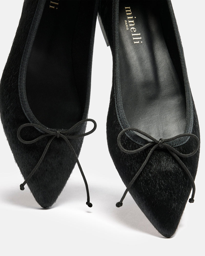 BALLERINES SOLENE/PONY NOIR - minelli.fr