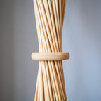 Huron - Lampadaire En Bambou Naturel
